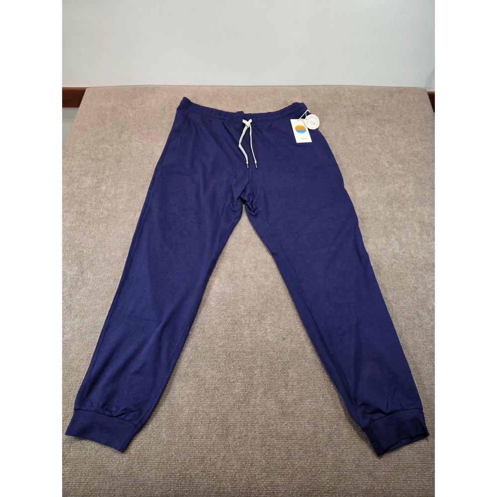 Vuori Performance Jogger Long Stellar Sky Heather VW303-L Blue XL NWT